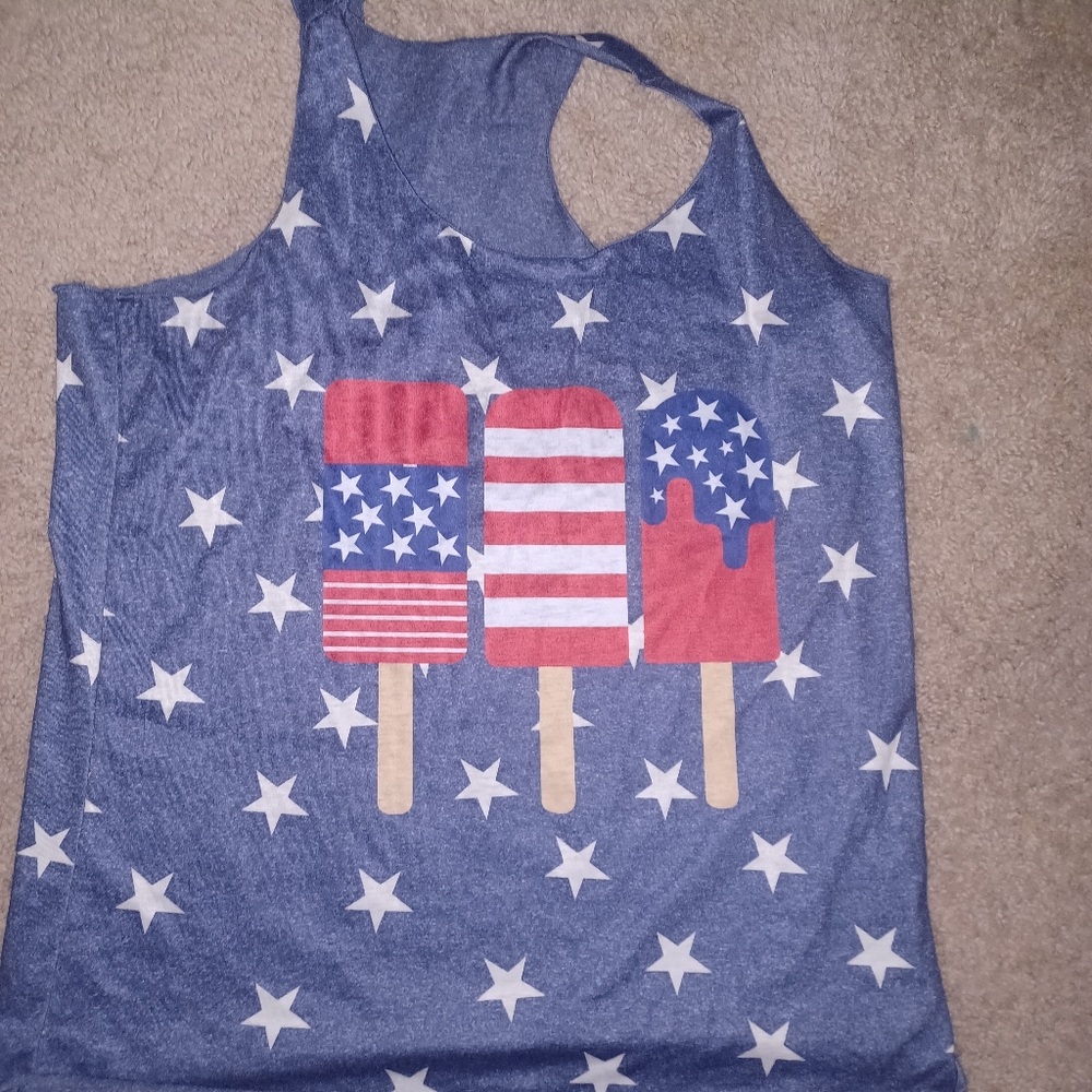 Patriotic Star Tank Top